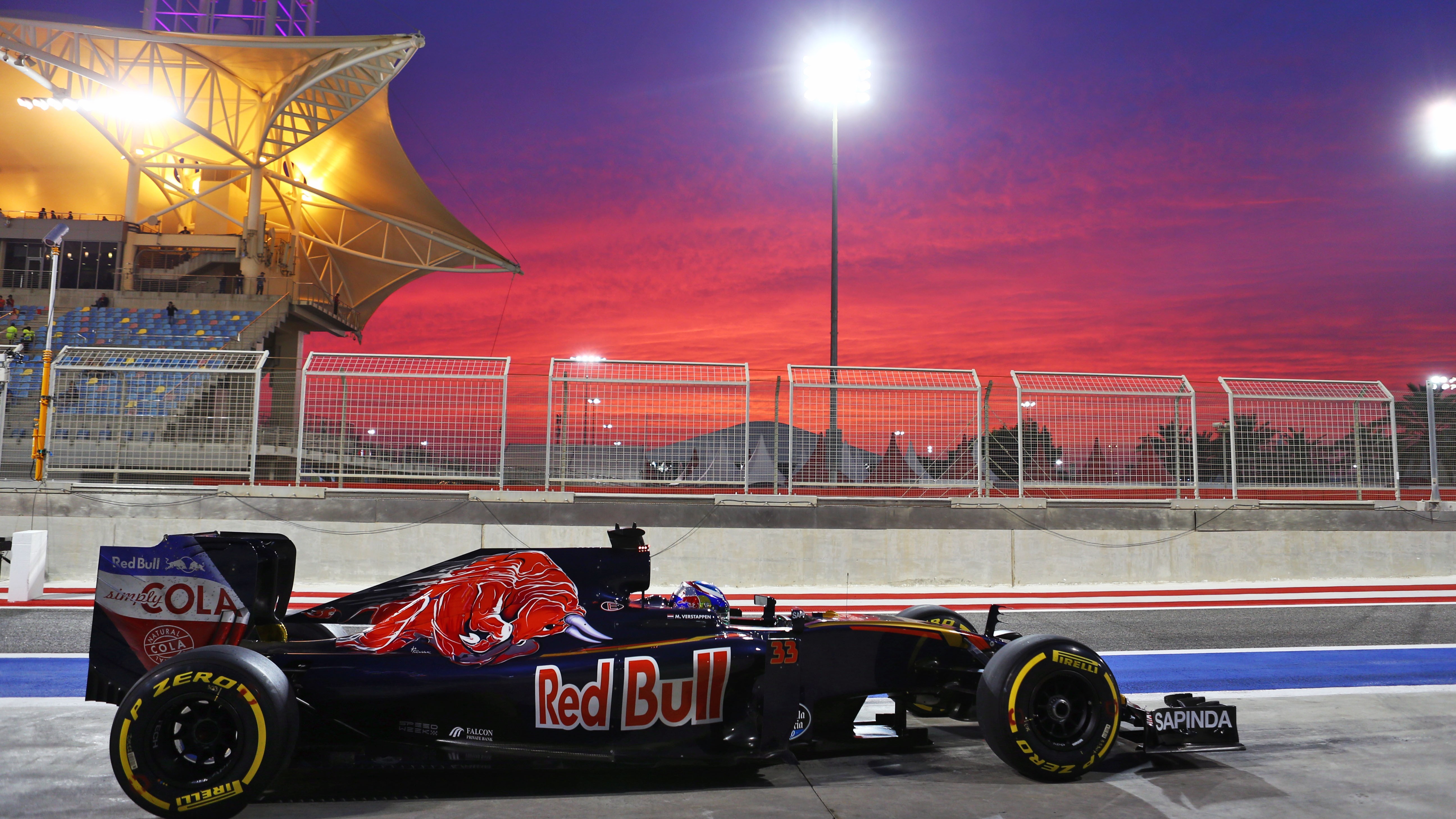 Red Bull with sky view